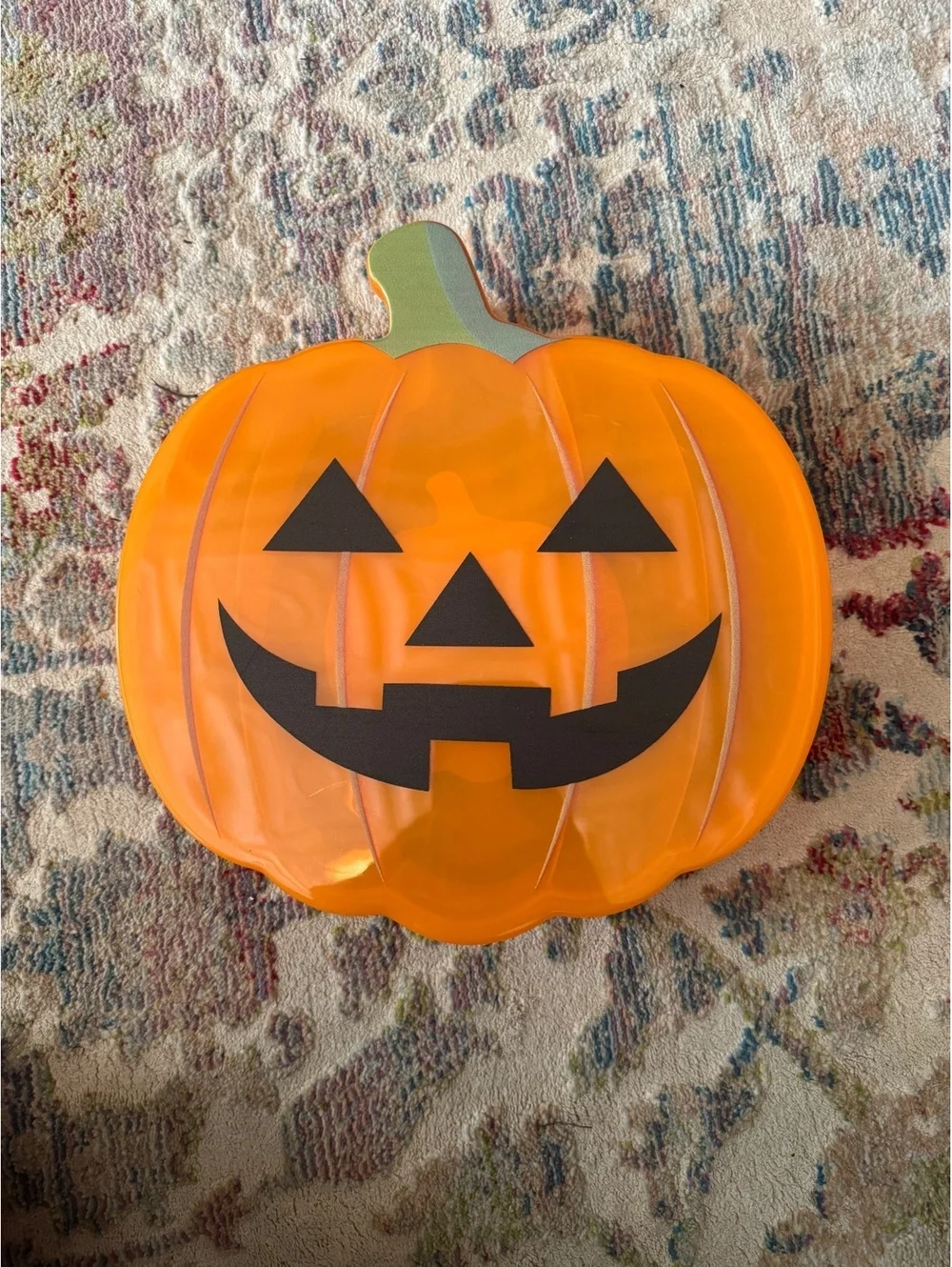 CWC Orange Pumpkin-Shaped Snack Box Halloween Candy Container